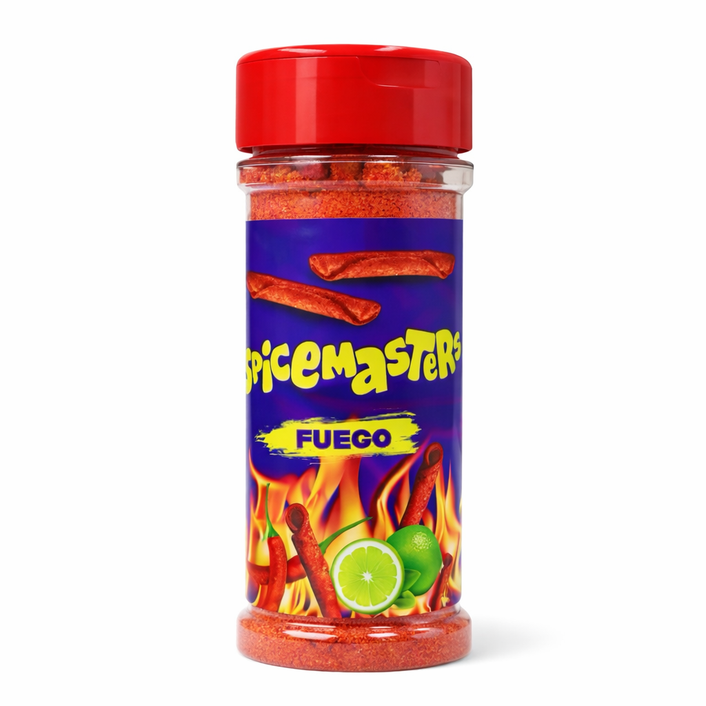 SPICEMASTERS Fuego Mexican Chili Seasoning | Spicy Taco & Snack Powder